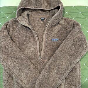 Patagonia Men's Zip-Up Fleece Hoodie - Brown